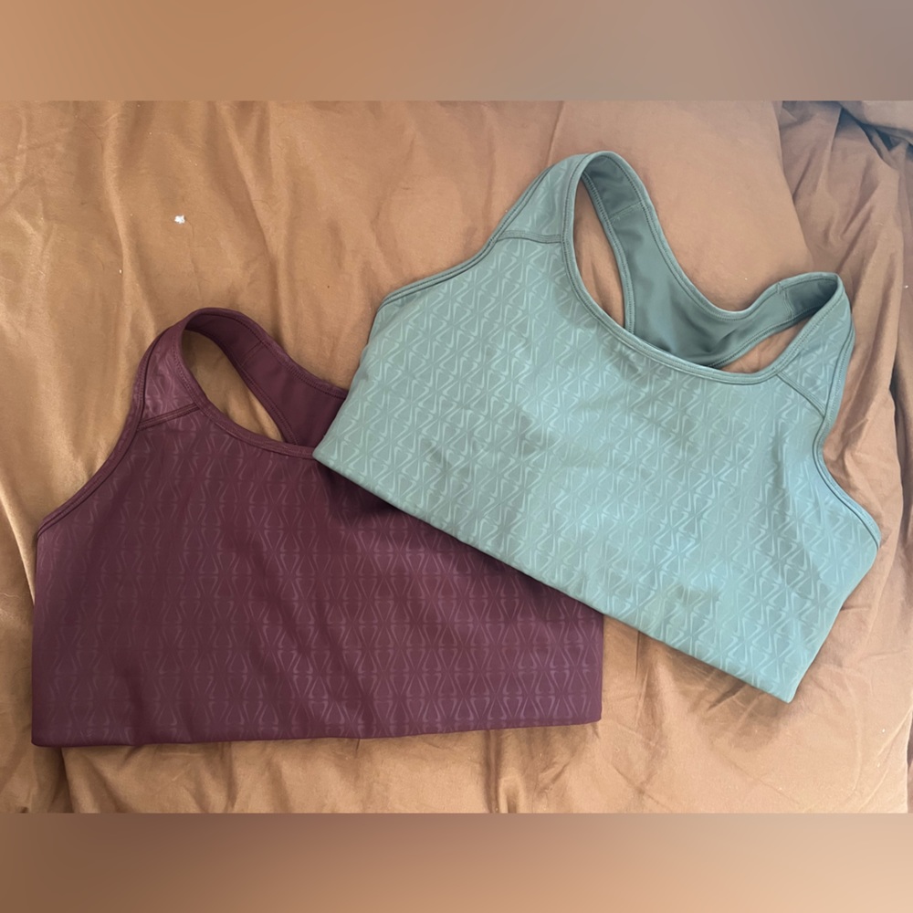2 Nike Dry Fit Sports Bras- 1X